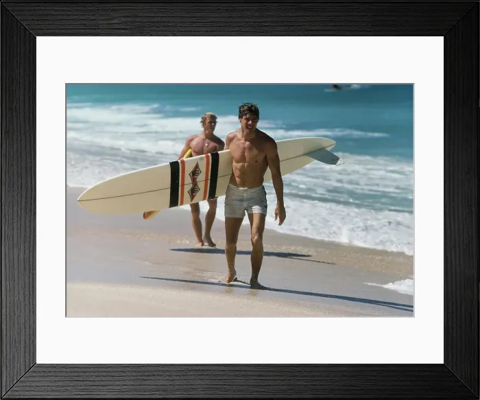Framed Print : Big Wednesday Location Shoot, Hawaii Framed Print : Big Wednesday Location Shoot, Hawaii