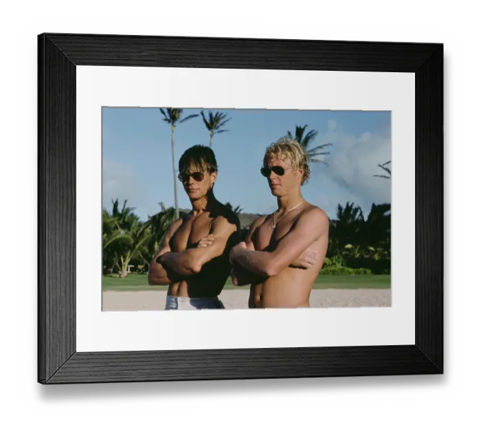 Framed Print : Big Wednesday Location Shoot, Hawaii Framed Print : Big Wednesday Location Shoot, Hawaii