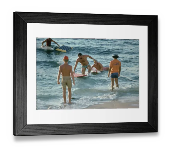 Framed Print : Big Wednesday Location Shoot, Hawaii Framed Print : Big Wednesday Location Shoot, Hawaii