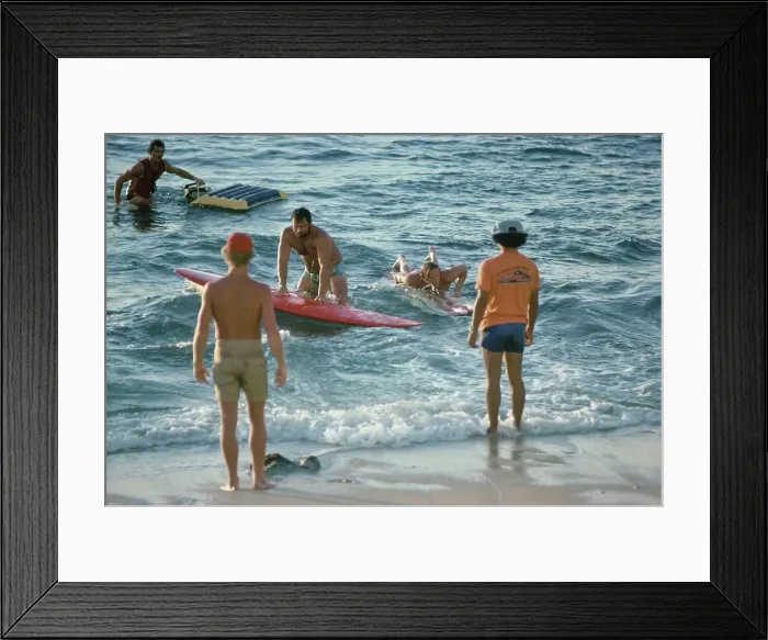 Framed Print : Big Wednesday Location Shoot, Hawaii Framed Print : Big Wednesday Location Shoot, Hawaii