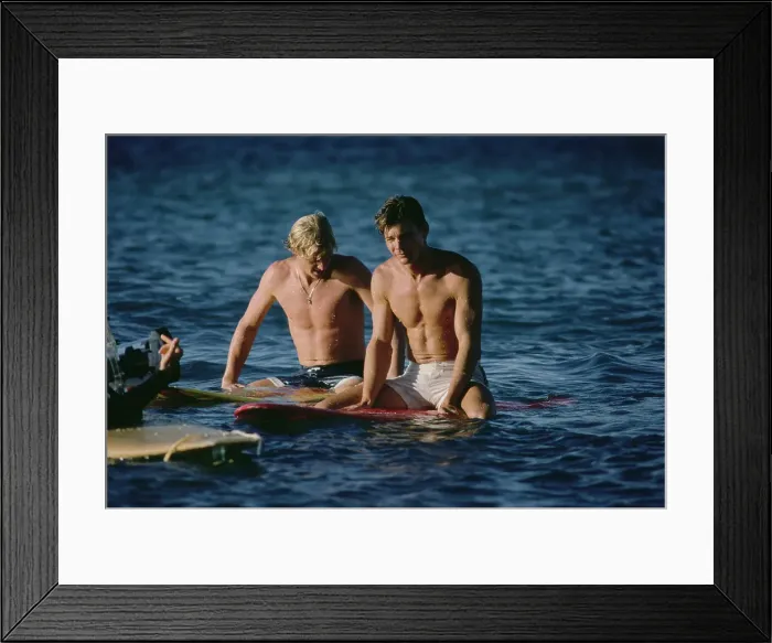 Framed Print : Big Wednesday Location Shoot, Hawaii Framed Print : Big Wednesday Location Shoot, Hawaii