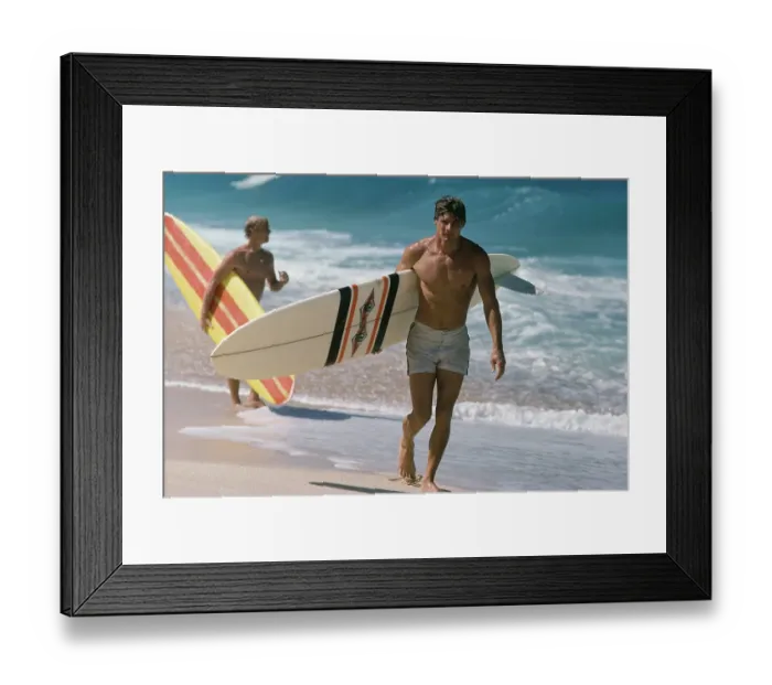 Framed Print : Big Wednesday Location Shoot, Hawaii Framed Print : Big Wednesday Location Shoot, Hawaii