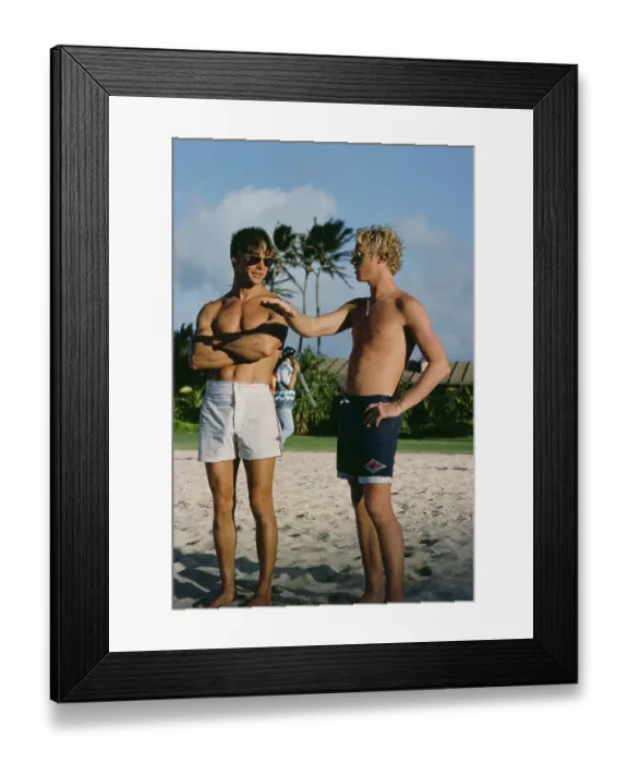 Framed Print : Big Wednesday Location Shoot, Hawaii Framed Print : Big Wednesday Location Shoot, Hawaii