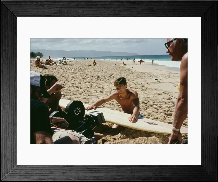 Framed Print : Big Wednesday Location Shoot, Hawaii Framed Print : Big Wednesday Location Shoot, Hawaii