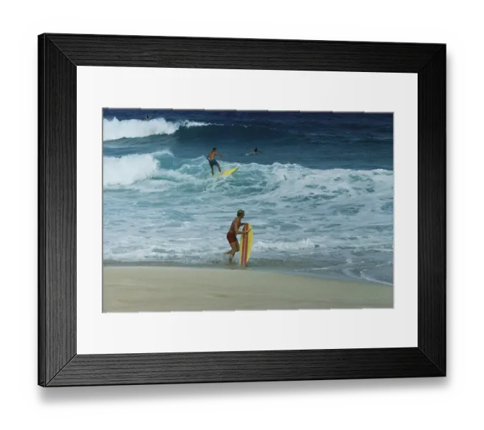 Framed Print : Big Wednesday Location Shoot, Hawaii Framed Print : Big Wednesday Location Shoot, Hawaii