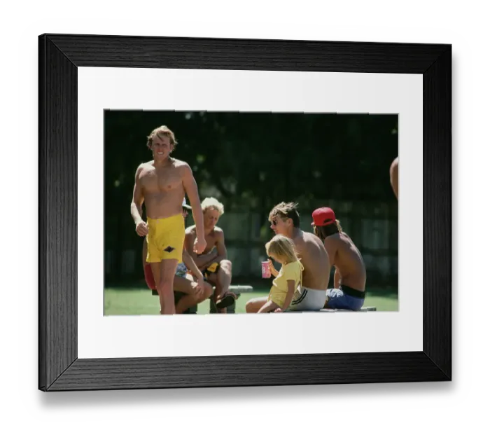 Framed Print : Big Wednesday Location Shoot, Hawaii Framed Print : Big Wednesday Location Shoot, Hawaii