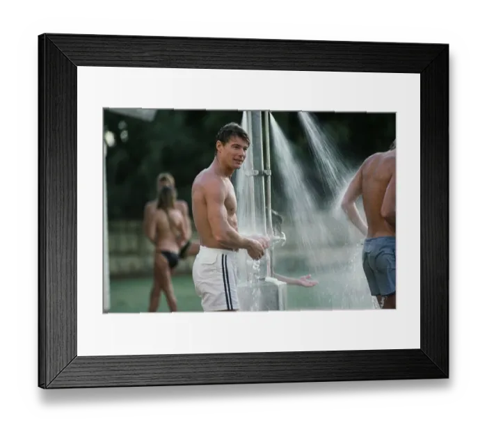 Framed Print : Big Wednesday Location Shoot, Hawaii Framed Print : Big Wednesday Location Shoot, Hawaii