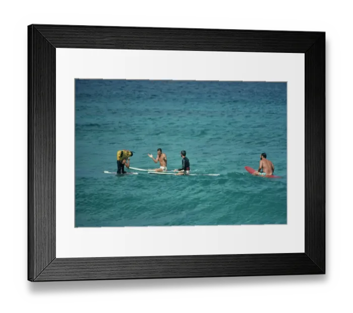 Framed Print : Big Wednesday Location Shoot, Hawaii Framed Print : Big Wednesday Location Shoot, Hawaii