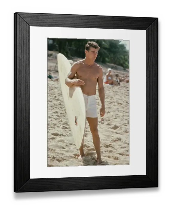Framed Print : Big Wednesday Location Shoot, Hawaii Framed Print : Big Wednesday Location Shoot, Hawaii