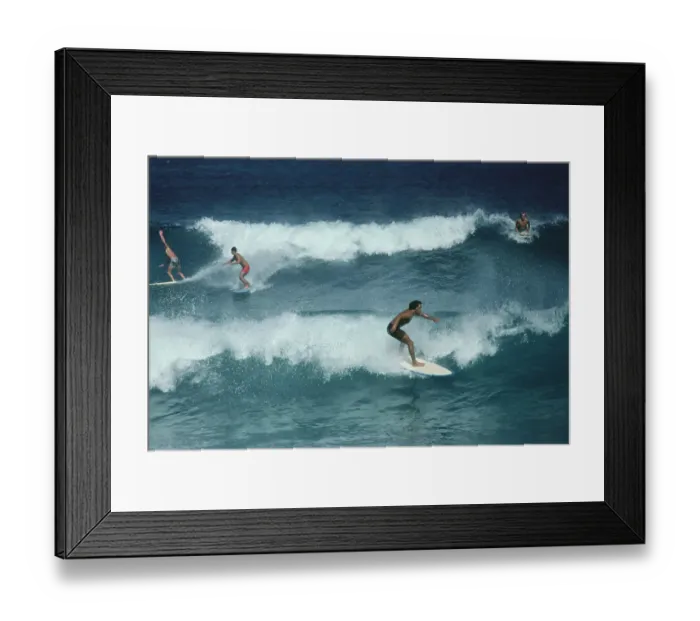 Framed Print : Big Wednesday Location Shoot, Hawaii Framed Print : Big Wednesday Location Shoot, Hawaii