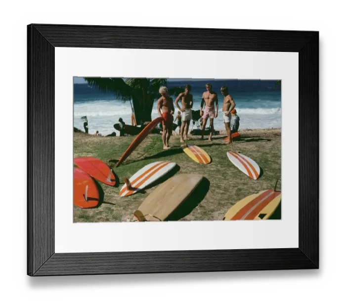 Framed Print : Big Wednesday Location Shoot, Hawaii Framed Print : Big Wednesday Location Shoot, Hawaii