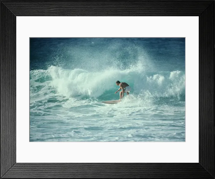 Framed Print : Big Wednesday Location Shoot, Hawaii Framed Print : Big Wednesday Location Shoot, Hawaii