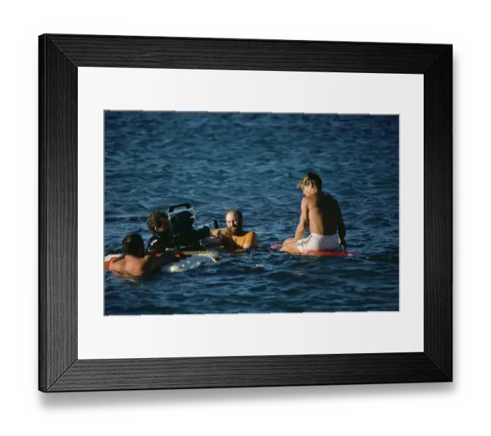 Framed Print : Big Wednesday Location Shoot, Hawaii Framed Print : Big Wednesday Location Shoot, Hawaii