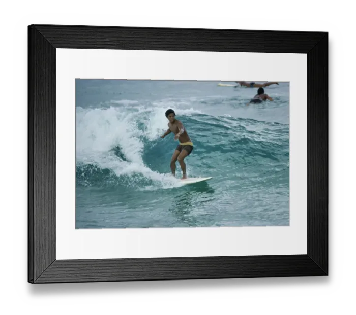 Framed Print : Big Wednesday Location Shoot, Hawaii Framed Print : Big Wednesday Location Shoot, Hawaii