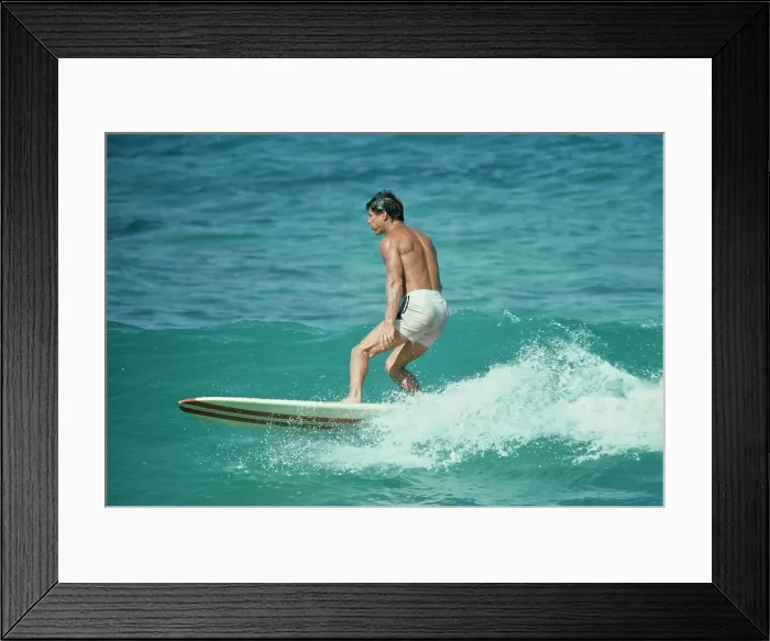 Framed Print : Big Wednesday Location Shoot, Hawaii