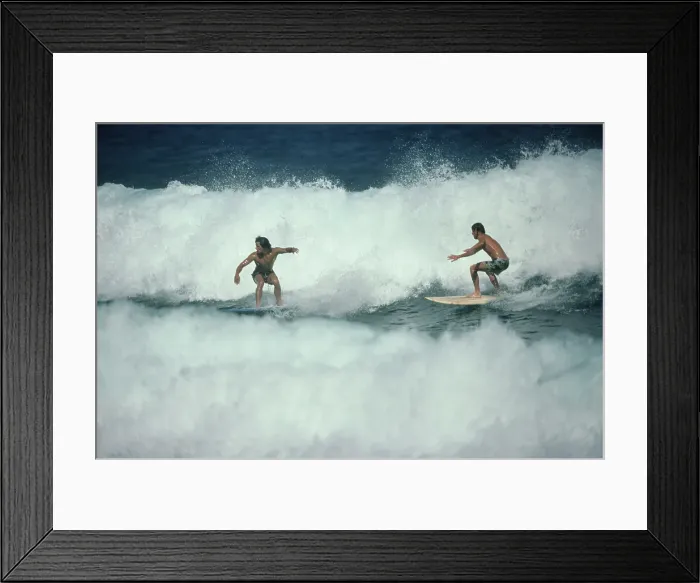 Framed Print : Big Wednesday Location Shoot, Hawaii Framed Print : Big Wednesday Location Shoot, Hawaii