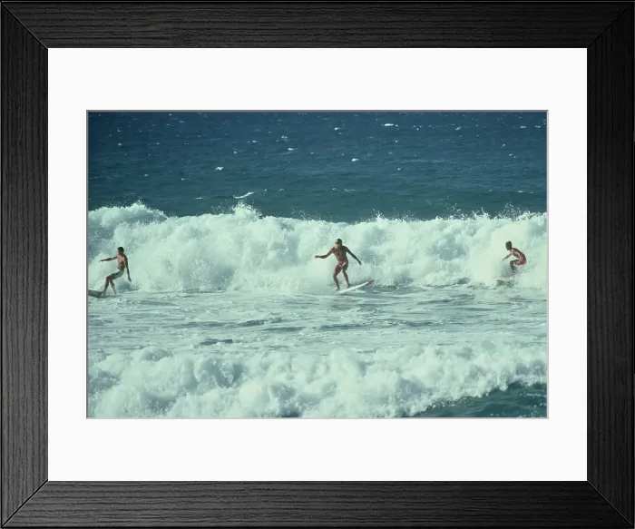 Framed Print : Big Wednesday Location Shoot, Hawaii Framed Print : Big Wednesday Location Shoot, Hawaii