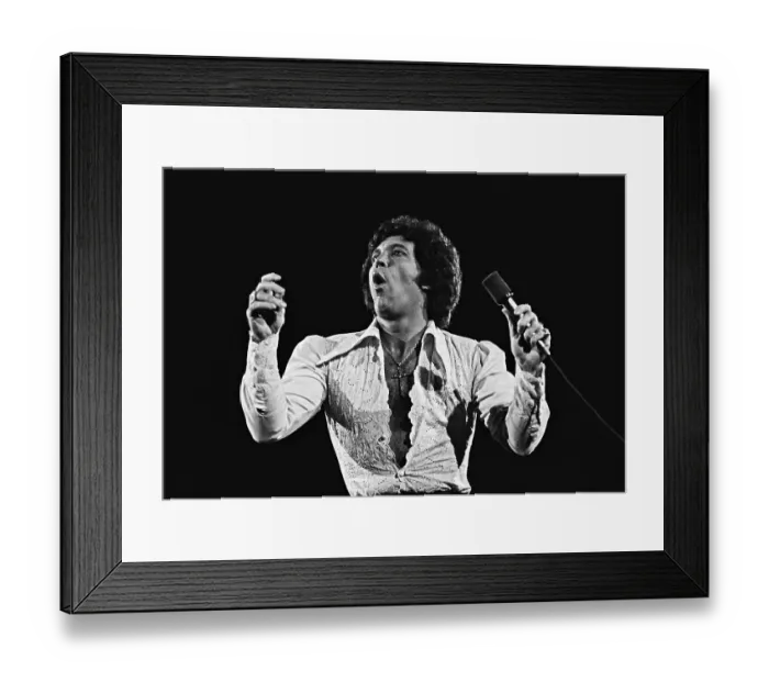 Framed Print : Tom Jones. ATLANTA - SEPTEMBER 16: Welsh singer Tom Jones performs at the Framed Print : Tom Jones. ATLANTA - SEPTEMBER 16: Welsh singer Tom Jones performs at the