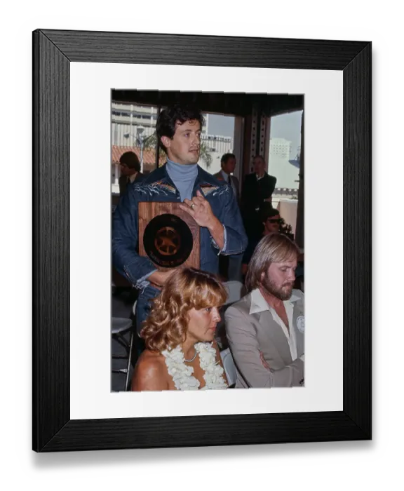 Framed Print : Cal-American Westwood Movie Dedication Ceremony, 1977