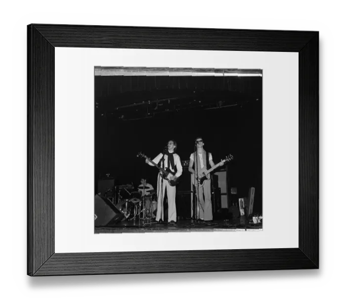 Framed Print : Devo Performing at Punk Fashion Show Framed Print : Devo Performing at Punk Fashion Show