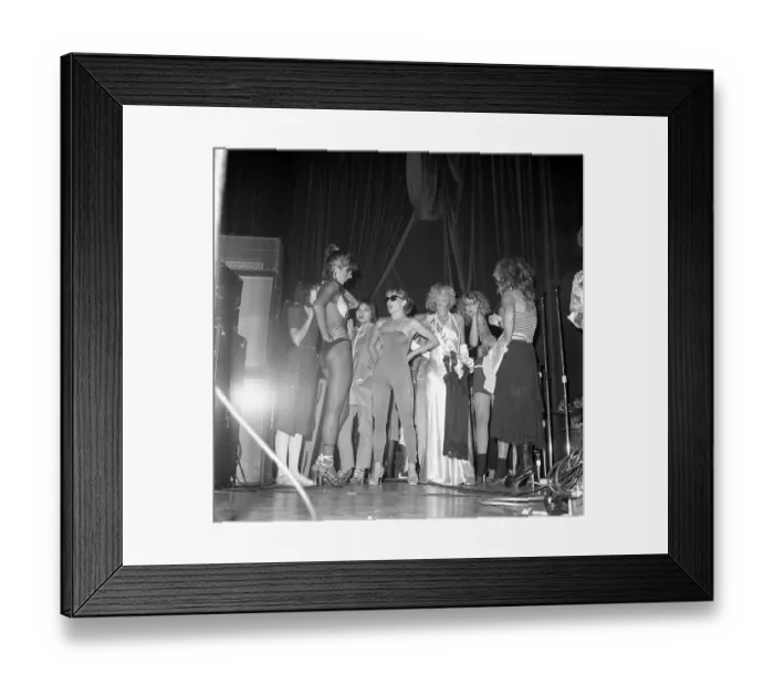 Framed Print : Punk Fashion Show in LA Framed Print : Punk Fashion Show in LA
