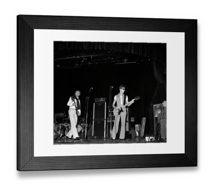 Framed Print : Devo Performing at Punk Fashion Show in LA Framed Print : Devo Performing at Punk Fashion Show in LA