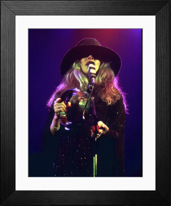 Framed Print : Stevie Nicks Performing