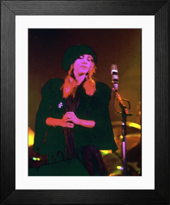 Framed Print : Stevie Nicks Performing