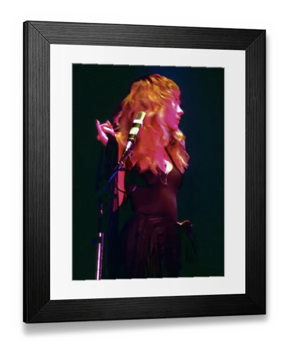 Framed Print : Stevie Nicks Performing