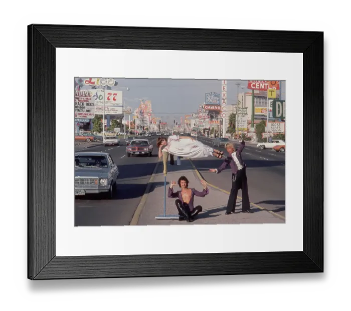 Framed Print : Siegfried And Roy On The Strip Framed Print : Siegfried And Roy On The Strip