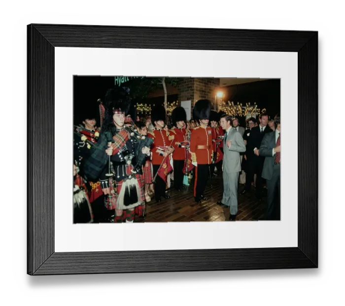 Framed Print : Prince Charles Visits Broadway Department Store Framed Print : Prince Charles Visits Broadway Department Store