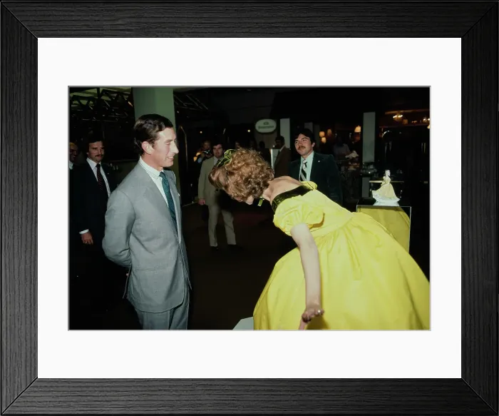 Framed Print : Prince Charles Visits Broadway Department Store Framed Print : Prince Charles Visits Broadway Department Store