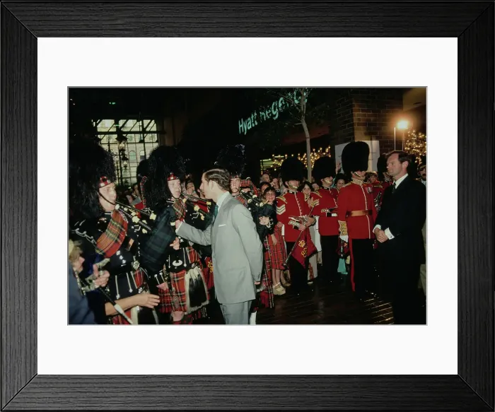 Framed Print : Prince Charles Visits Broadway Department Store Framed Print : Prince Charles Visits Broadway Department Store