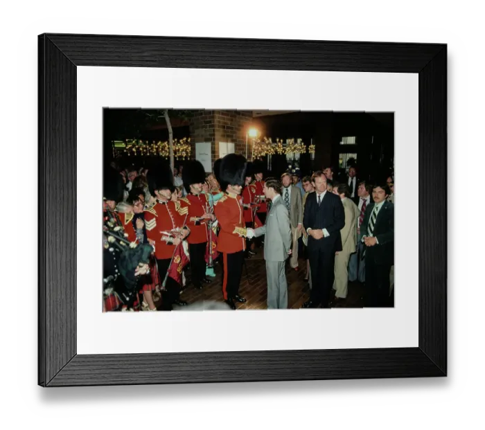 Framed Print : Prince Charles Visits Broadway Department Store Framed Print : Prince Charles Visits Broadway Department Store