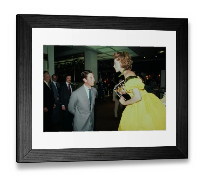 Framed Print : Prince Charles Visits Broadway Department Store Framed Print : Prince Charles Visits Broadway Department Store