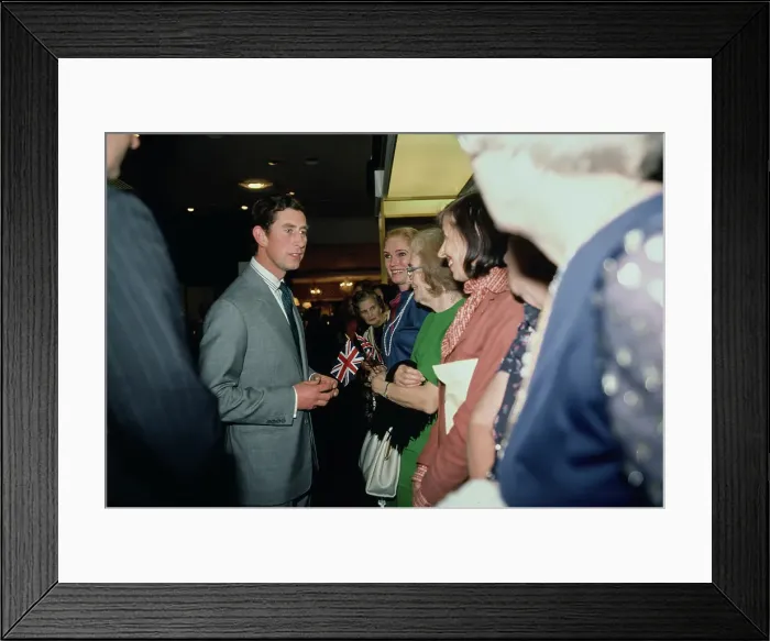 Framed Print : Prince Charles Visits Broadway Department Store Framed Print : Prince Charles Visits Broadway Department Store