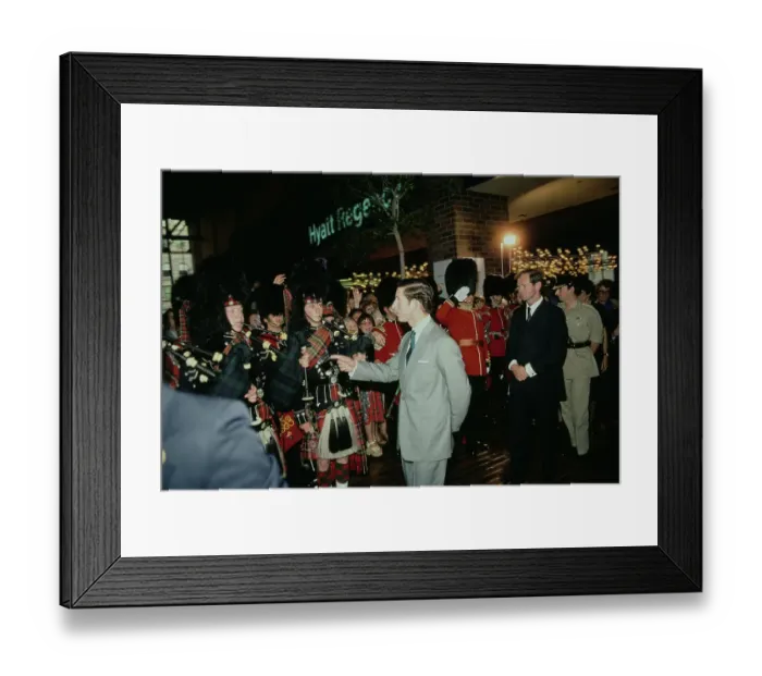 Framed Print : Prince Charles Visits Broadway Department Store Framed Print : Prince Charles Visits Broadway Department Store
