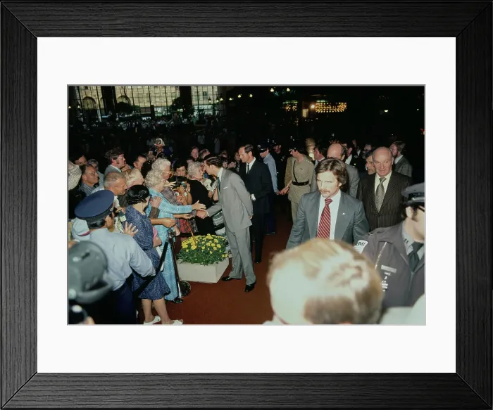 Framed Print : Prince Charles Visits Broadway Department Store Framed Print : Prince Charles Visits Broadway Department Store