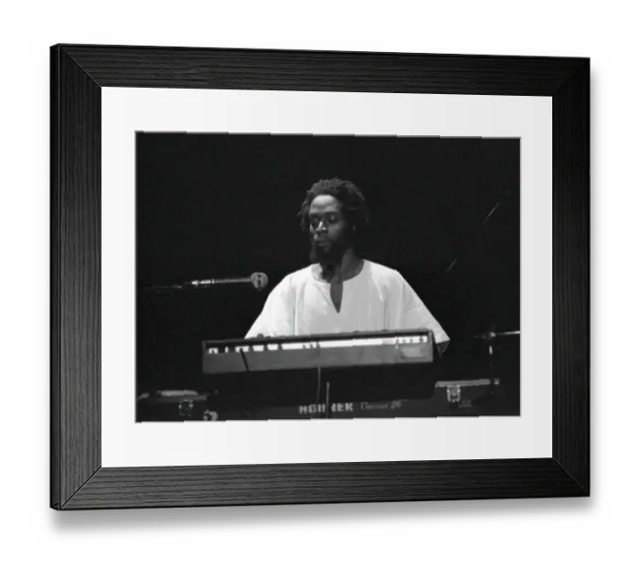 Framed Print : Gil Scott-Heron Performing (Brian Jackson in Image) Framed Print : Gil Scott-Heron Performing (Brian Jackson in Image)