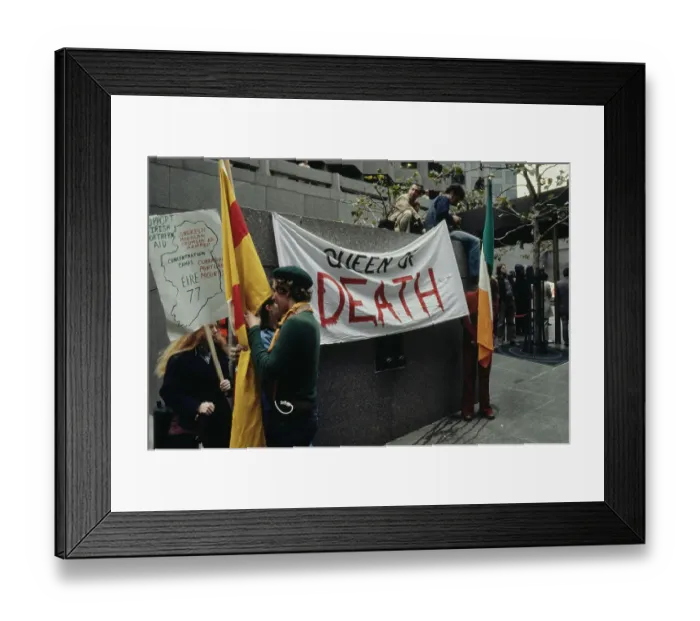 Framed Print : Queen of Death - Royal Visit San Francisco Framed Print : Queen of Death - Royal Visit San Francisco