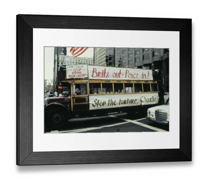Framed Print : Unrest During Royal Visit San Francisco Framed Print : Unrest During Royal Visit San Francisco