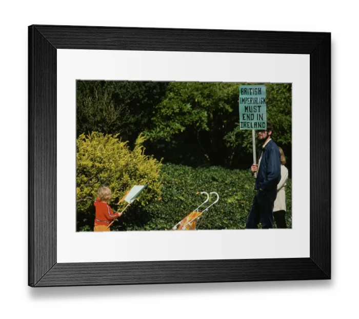 Framed Print : Protestors - Prince Charles Visit To Berkeley Framed Print : Protestors - Prince Charles Visit To Berkeley