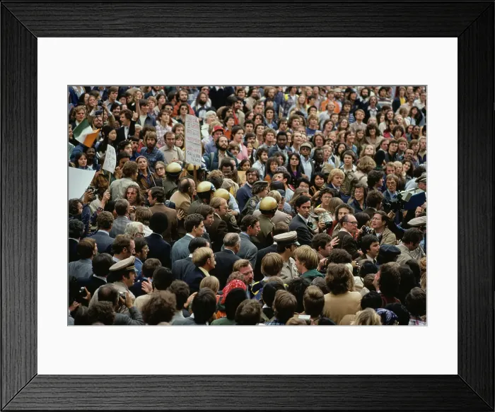 Framed Print : Protestors - Prince Charles Visit To Berkeley Framed Print : Protestors - Prince Charles Visit To Berkeley