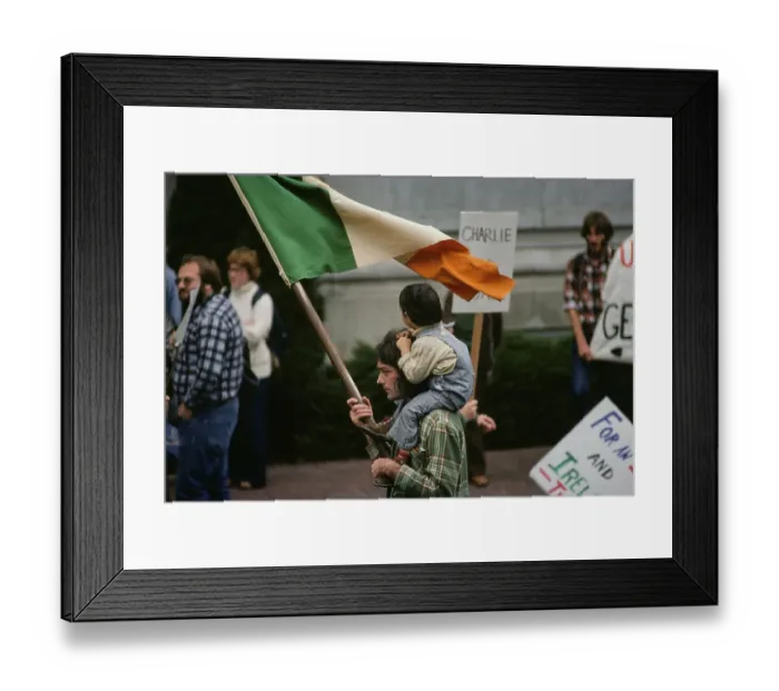 Framed Print : Protestors - Prince Charles Visit To Berkeley