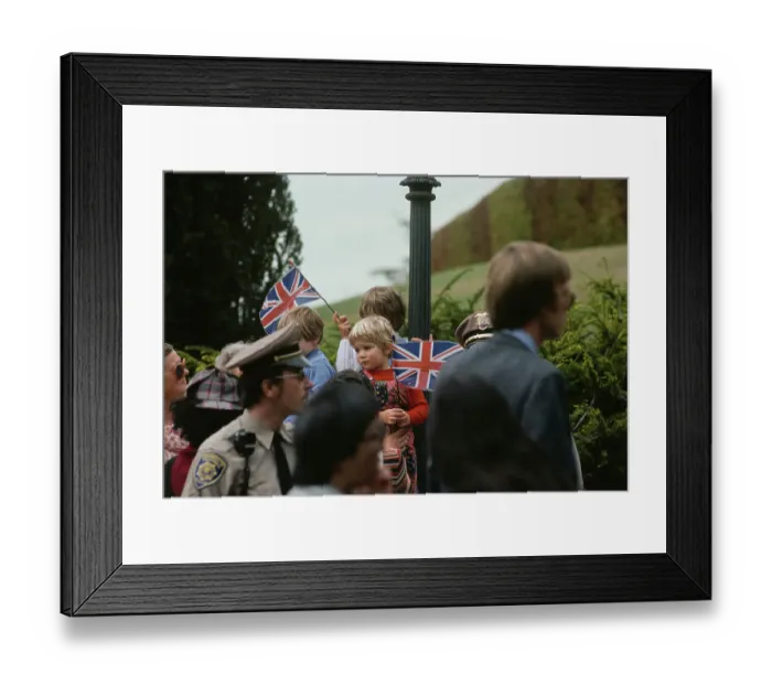 Framed Print : Supporters - Prince Charles Visit To Berkeley Framed Print : Supporters - Prince Charles Visit To Berkeley