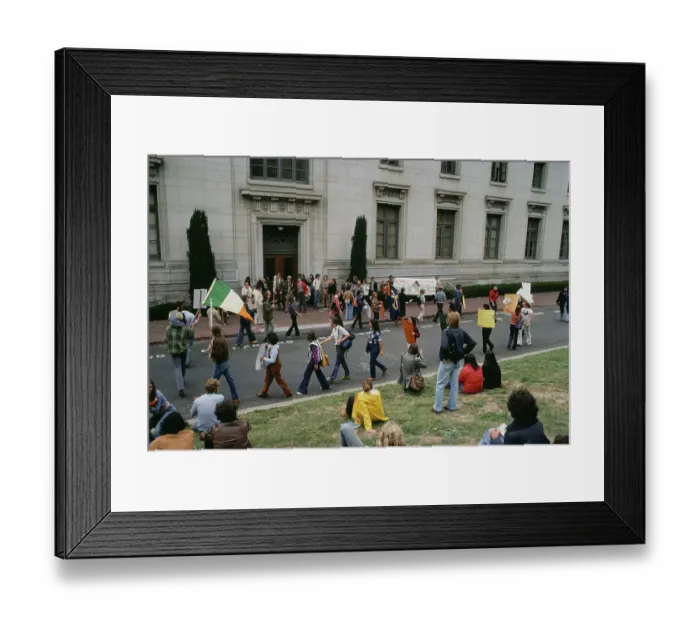 Framed Print : Protestors - Prince Charles Visit To Berkeley Framed Print : Protestors - Prince Charles Visit To Berkeley