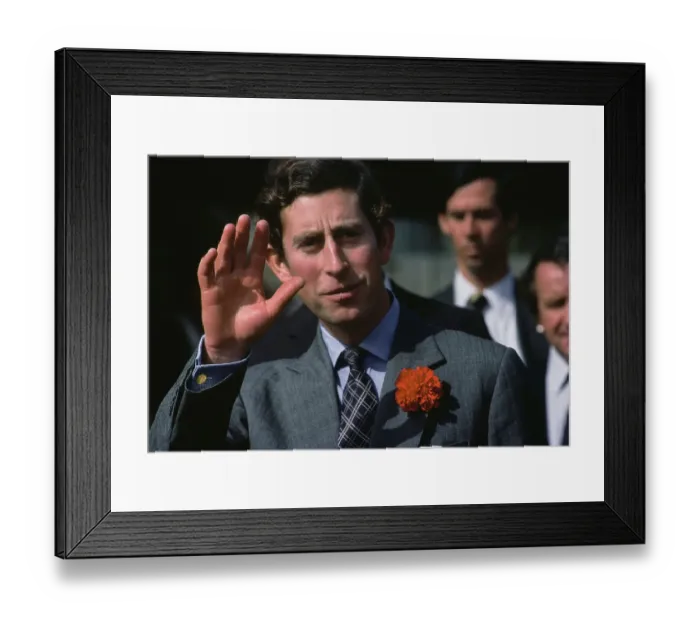 Framed Print : Prince Charles Visits The Golden Hind Framed Print : Prince Charles Visits The Golden Hind