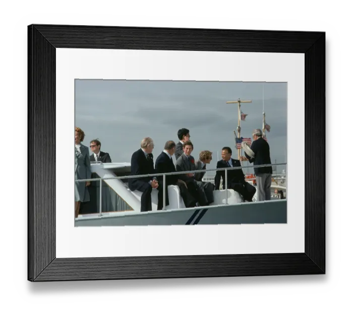 Framed Print : Prince Charles Visits Oakland Framed Print : Prince Charles Visits Oakland