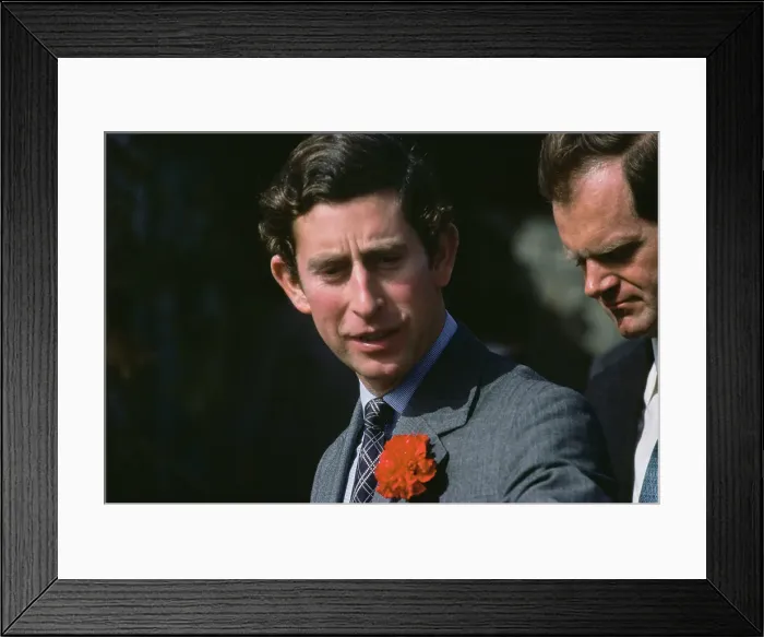 Framed Print : Prince Charles Visits The Golden Hind Framed Print : Prince Charles Visits The Golden Hind