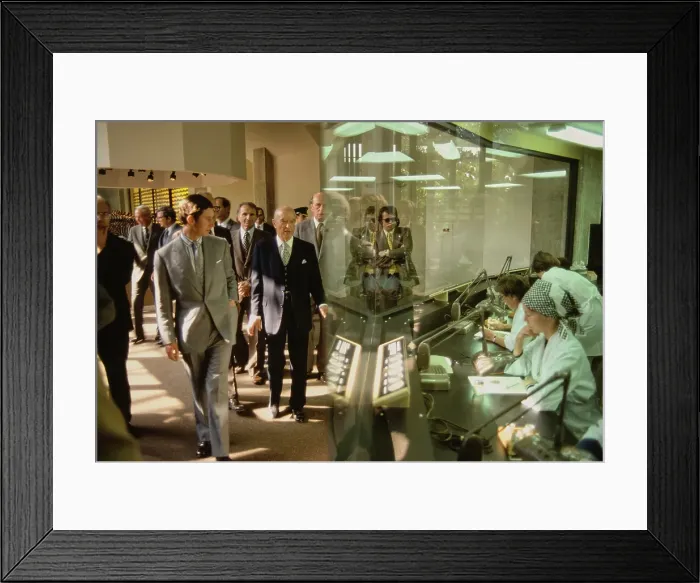 Framed Print : Prince Charles Visits La Brea Tar Pits and Museum Framed Print : Prince Charles Visits La Brea Tar Pits and Museum